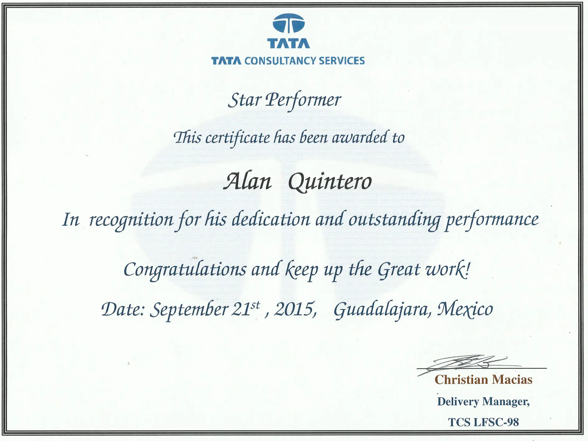 Award image