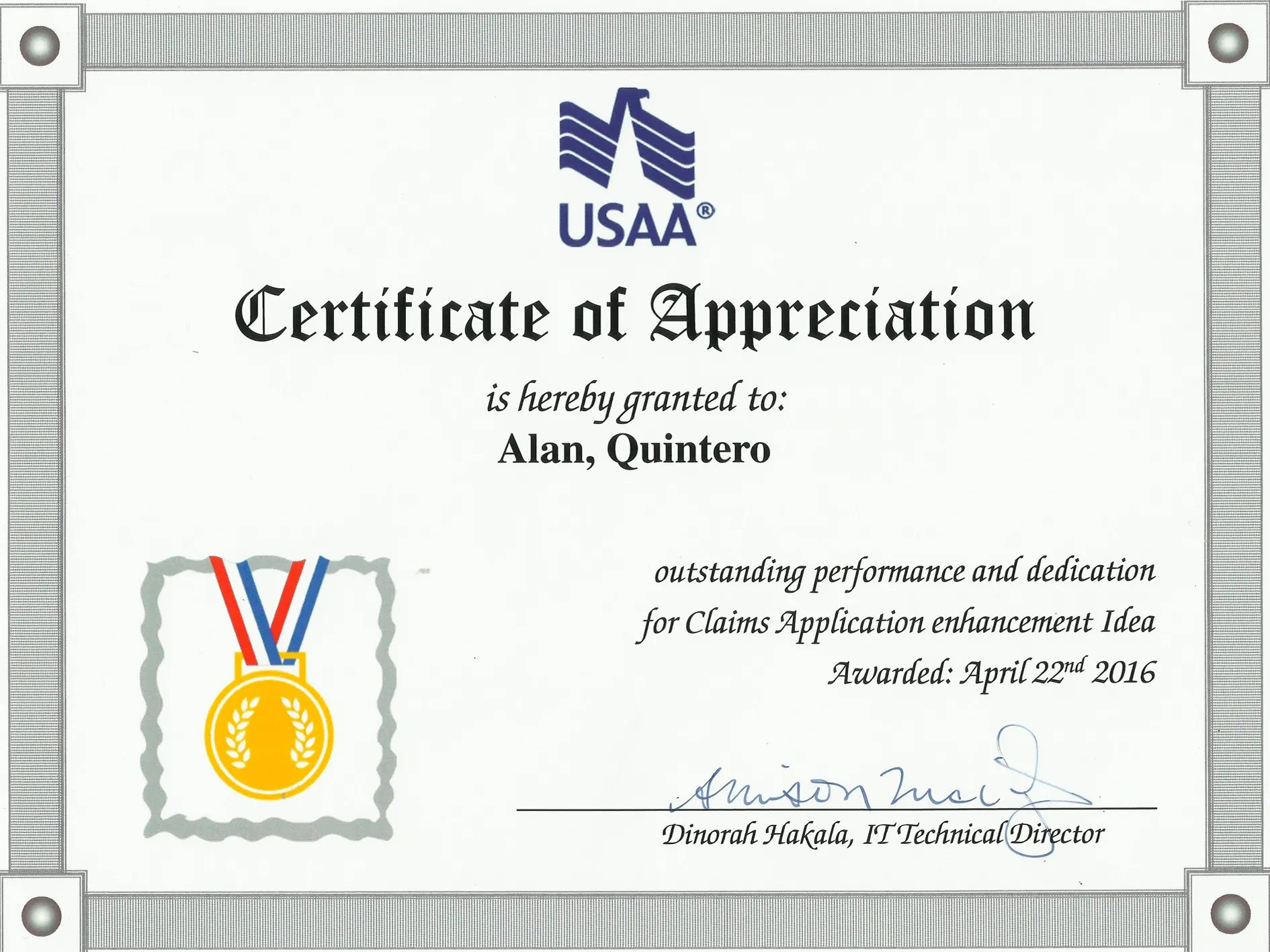 Award image