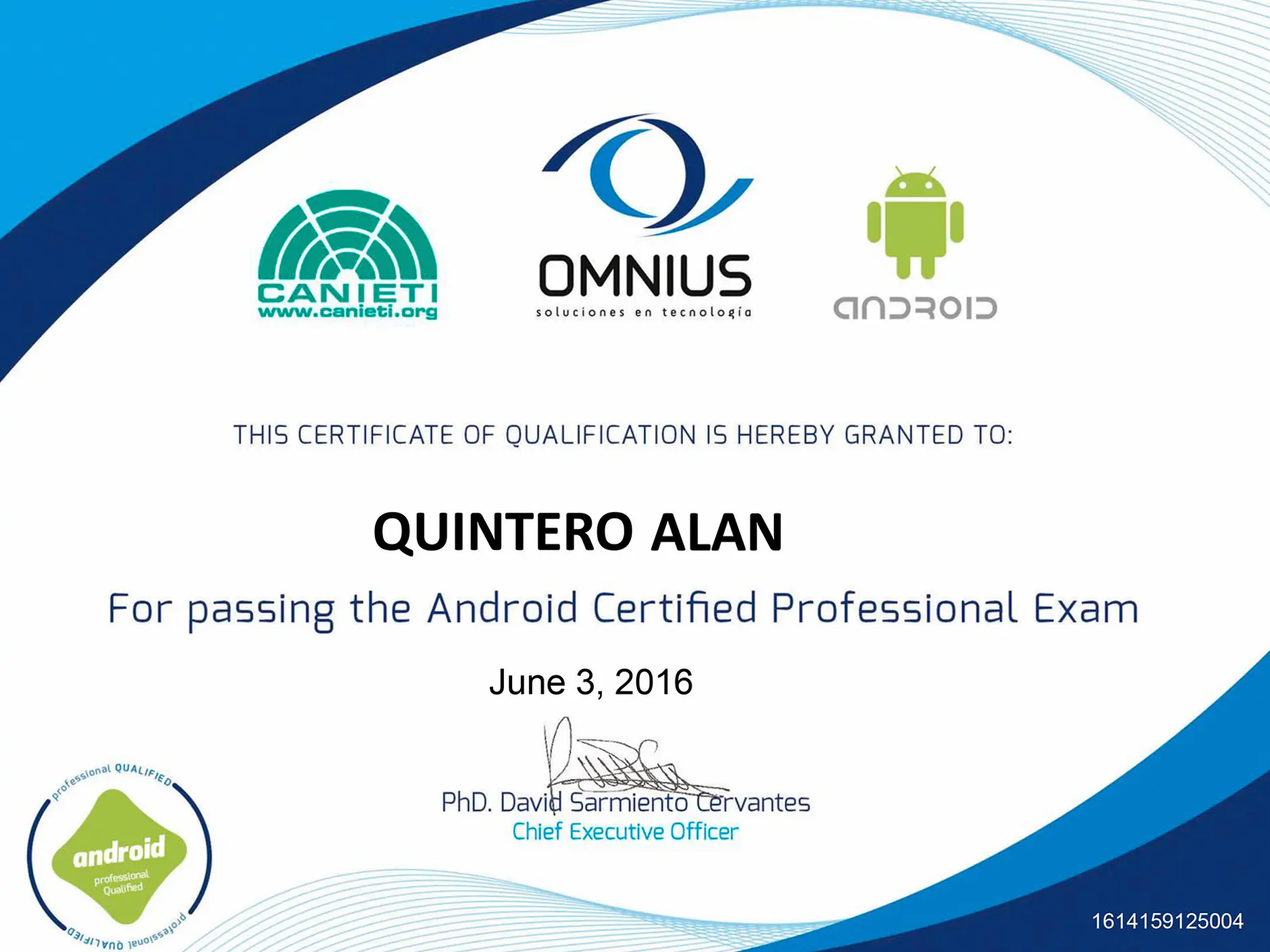 Android certification